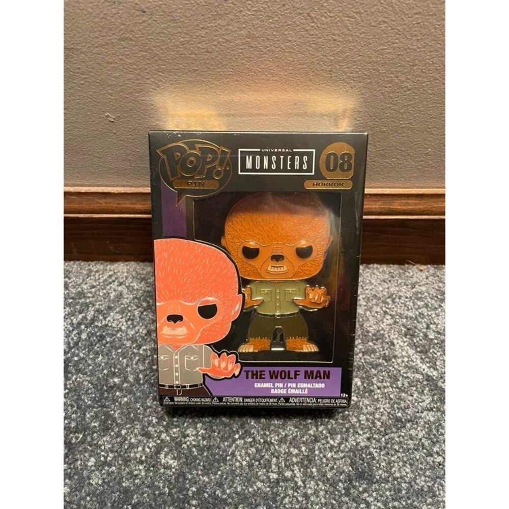 Funko Pop Pin The Wolf Man #08 Universal Monsters